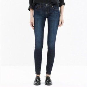 Madewell Skinny Skinny Jeans Size 28 Dark Wash Cotton Blend